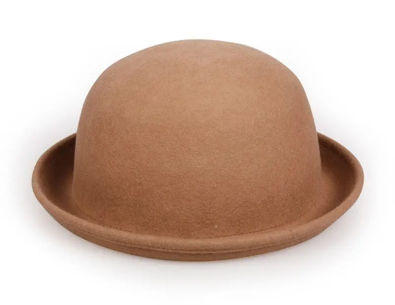 

Mistdawn Fashion Kids Children Vintage Style Girl's Wool Cute Bowler Cap Derby Hat Party Street Costume Show Hats Size 52-54cm