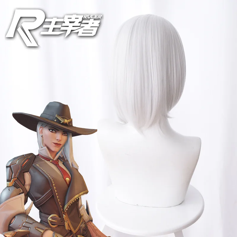 Парики для косплея OW D. Va and merity Жаростойкие синтетические волосы коричневого и