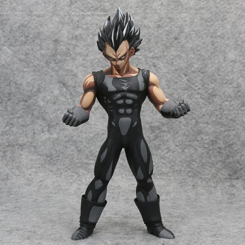 black vegeta MSP Dragon Ball Z Master Stars Piece Son Goku Manga Dimension gohan Super Saiyan Vegeta PVC dragonball Action Figures model toy - Цвет: black vegeta