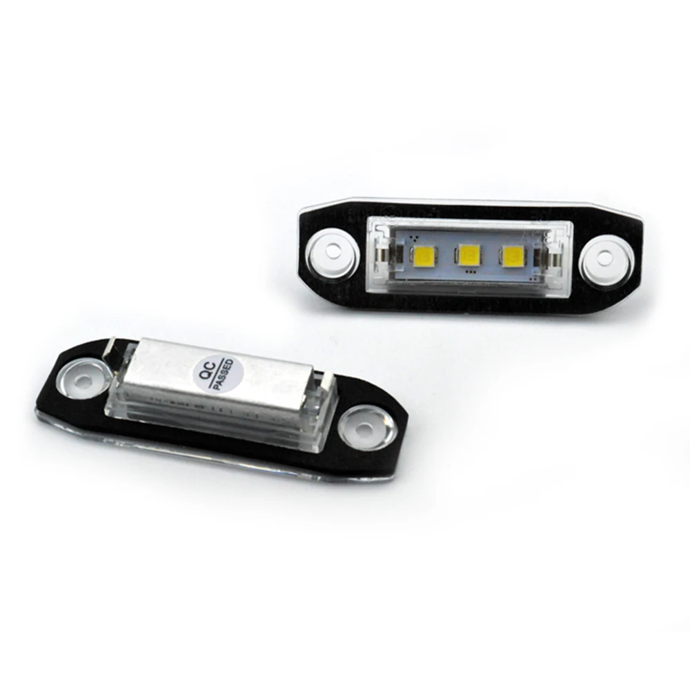 2 шт. 24 SMD Автомобильный светодиодный светильник номерного знака для Volvo S40 S60 S80 XC70