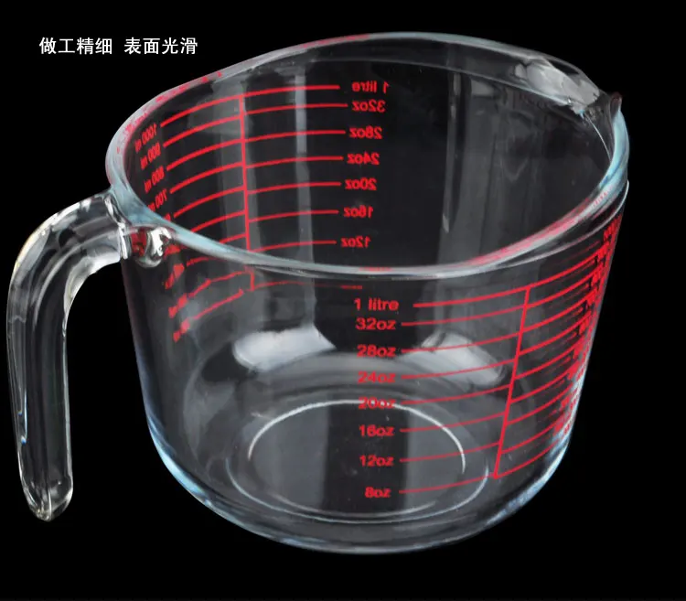 Прозрачные выпечки кухня инструмент с окончил безопасное стекло кубок для