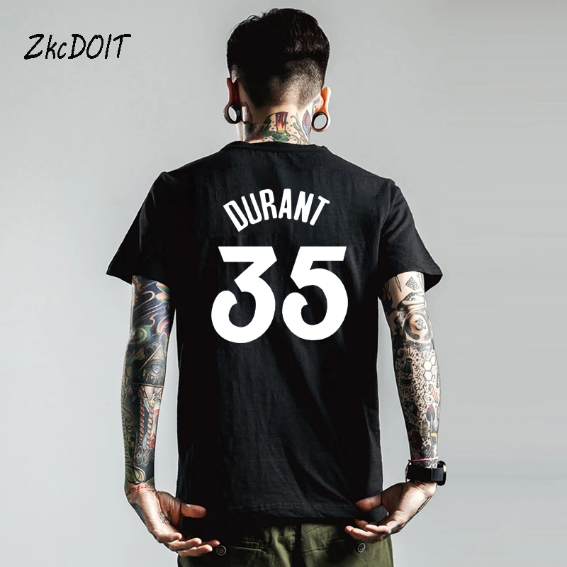 Кевин Дюрант мужские футболки Thor #35 Баскетбол Джерси в стиле хип-хоп Футболка Orange
