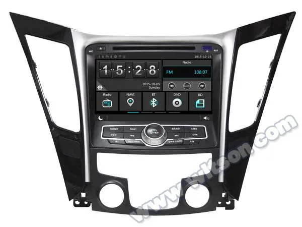 Автомобильный DVD плеер 8 дюймов для Hyundai Sonata/i40/i45/i50 2011 2013 с системой контроля
