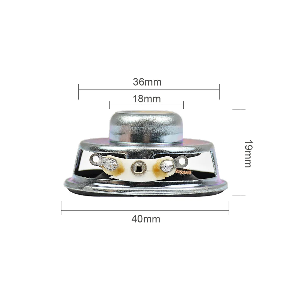 AIYIMA 2 шт. 4 Ом 3 Вт аудио динамик 1 5 дюйма 40 мм Tweeter Pu Edge Altavoz Круглый Мини громкий DIY