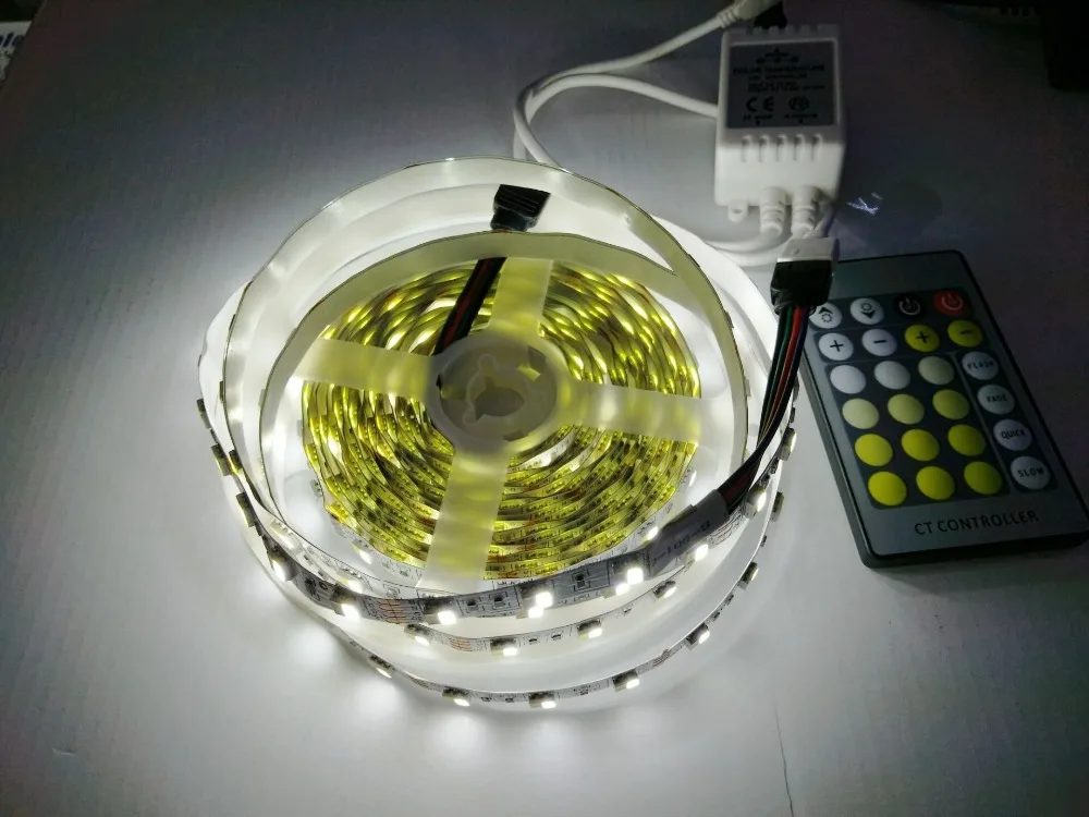 Новое поступление 1x 24Key DC12V ИК-пульт дистанционного управления CW и WW двойной цвет