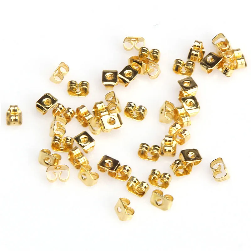 Earrings Findings Butterfly back Stopper stud Components hook pin beads DIY Parts Accessorie materials Craft making | Украшения и