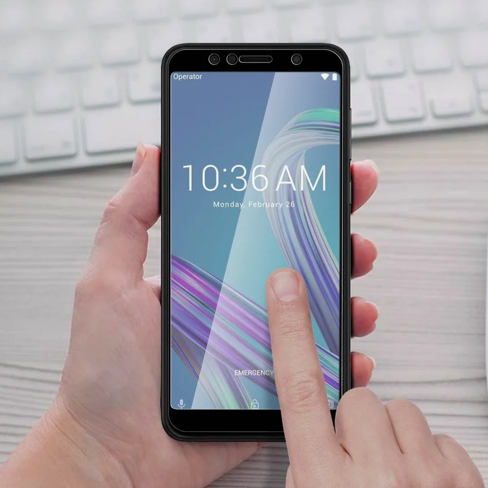 HD закаленное защитное Glass стекло на Asus ZenFone Max Pro M1 ZB601KL / ZB602KL ZB ZB602 602 602KL Экран Full Cover стекло Glass на asus zenfone max pro(m1) zb602kl / стекло на асус зенфон макс про м1 zb602kl