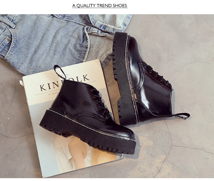 AIYUQI autumn new women's Martin boots Europe and the United States tendon thick women's short boots warm women's shoes
