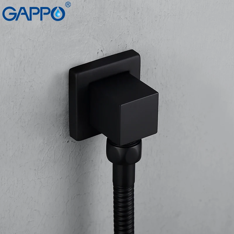 Смеситель для душа GAPPO черный скрытый смеситель с дождевой водой|Смесители душа| |
