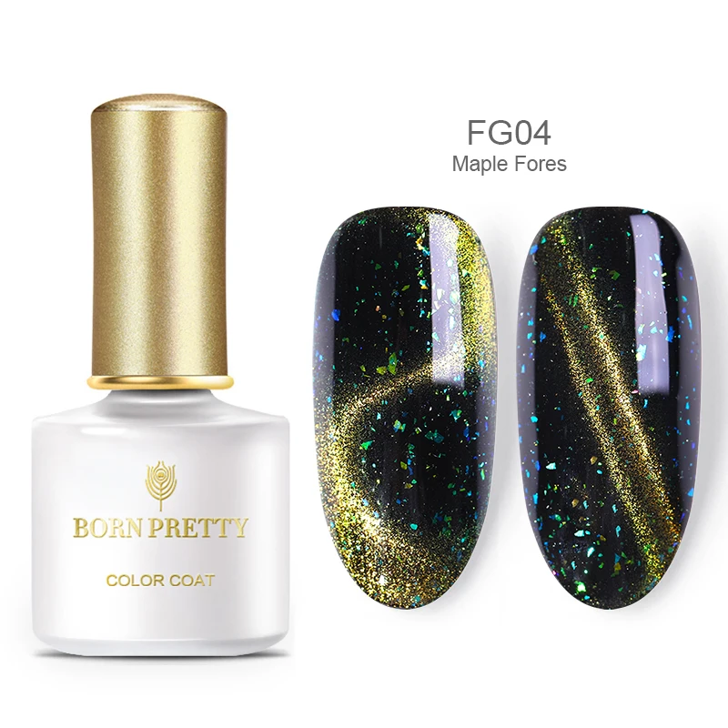 BP-FG04 BORN PRETTY Гель-лак для ногтей с эффектом «кошачий глаз» лак 9D магнитный лак Сияющий лазер магнит замочить от УФ-гель маникюр Дизайн ногтей - Цвет: BP-FG04