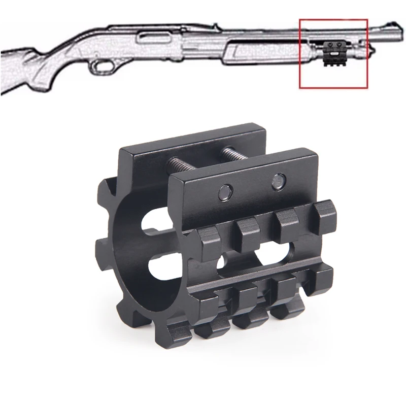 Тактический Ремингтон 870 Mossberg 500 12GA 1 &quotShotgun Mag Tube Tri Rail Picatinny Barrel Mounts 5 позиций Охота