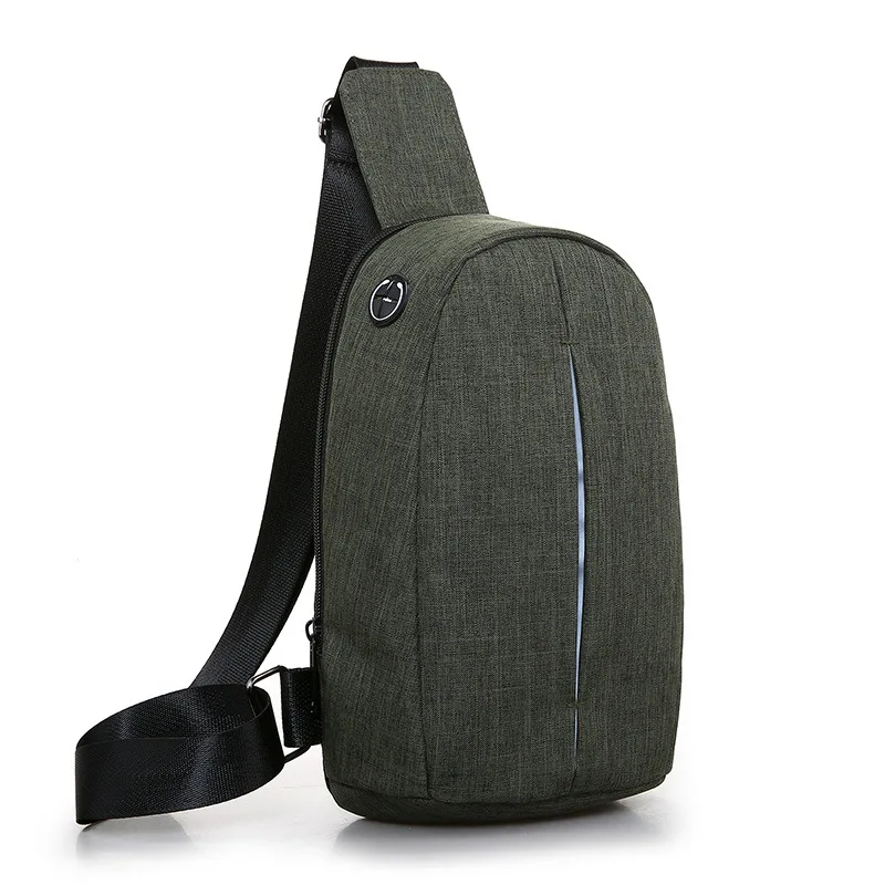 Сумки Chestbag для мужчин Crossbody мужской пакет светоотражающие полосы дизайн ночь