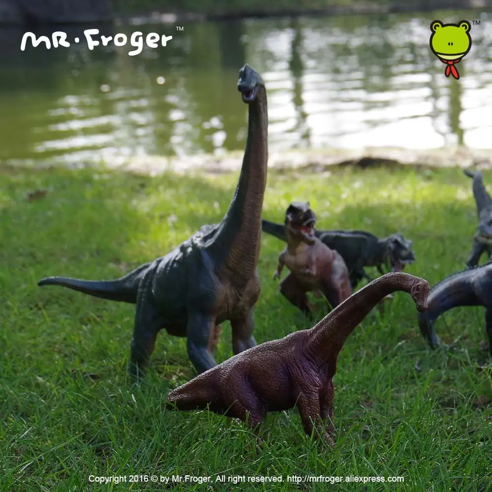 Фото Модель большого динозавра Mr.Froger Sauroposeidon, Классические игрушки для детей, из ПВХ №4