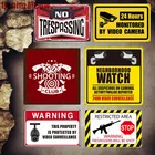 Металлическая табличка для стрельбы в клуб, винтажные металлические жестяные таблички для бара, дома, паба, магазина, декоративные тарелки 24 ч, настенные наклейки для видеонаблюдения MN52