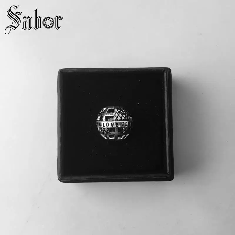 Черный шарик с бусинами thomas DIY ювелирные изделия серебряного цвета модный