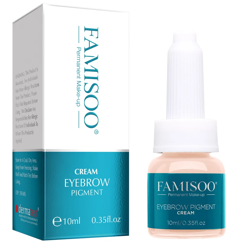 FAMISOO 1 шт. цвет кожи Перманентный макияж Пигмент Pro для бровей губ подводка глаз