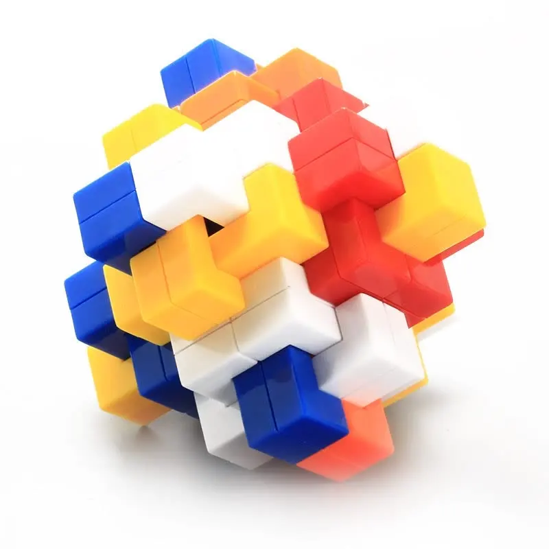 Монтессори 3D ручной работы пластик Конг Мин лубань замок дети игрушки