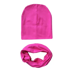 Шапка и шарф Детские, вязаные, на осеньзиму, теплые, набор шапки и шарфа