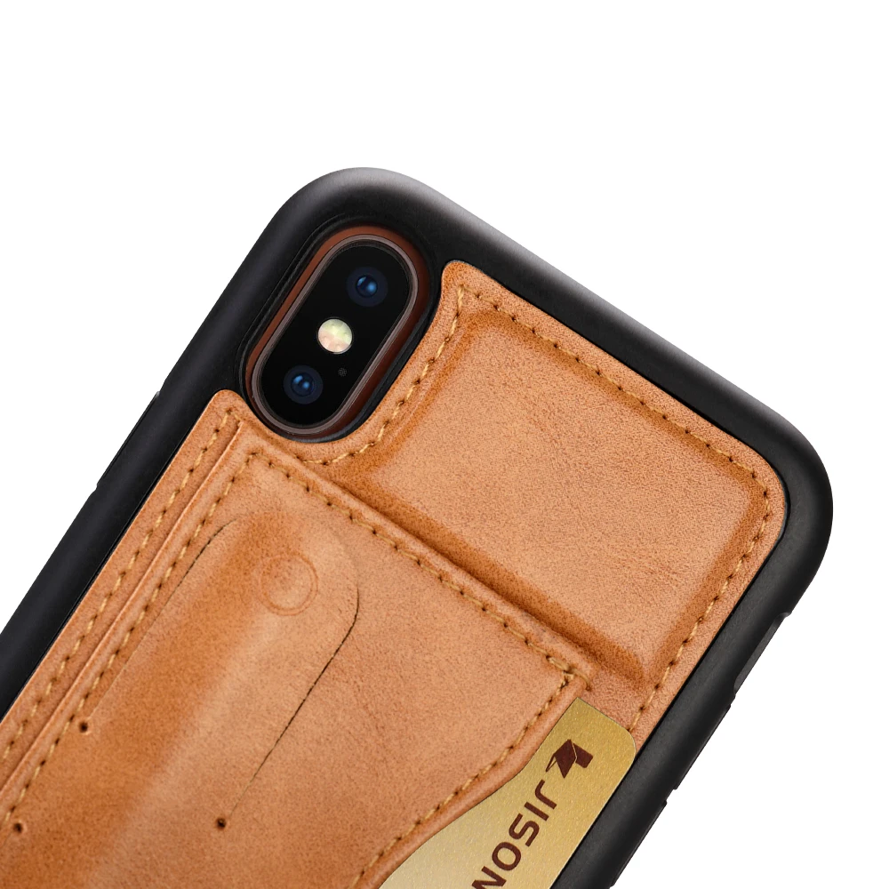 Jisoncase Чехол для мобильного телефона iPhone X чехол 360 градусов Полная защита Жесткий