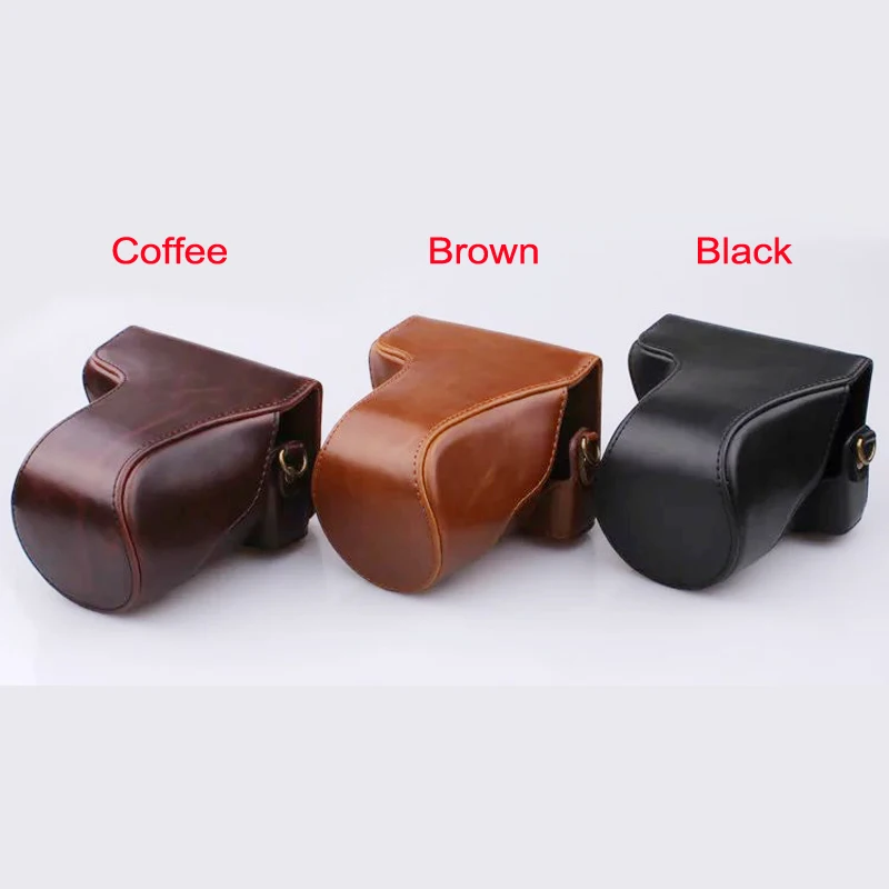 Новый чехол-сумка из искусственной кожи для камеры Canon EOS M10 M100 M200 с 15-45 мм DSLR