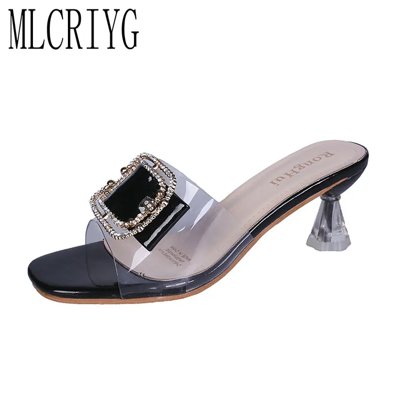 Новинка 2019 года летние женские элегантные босоножки на высоком каблуке шикарная