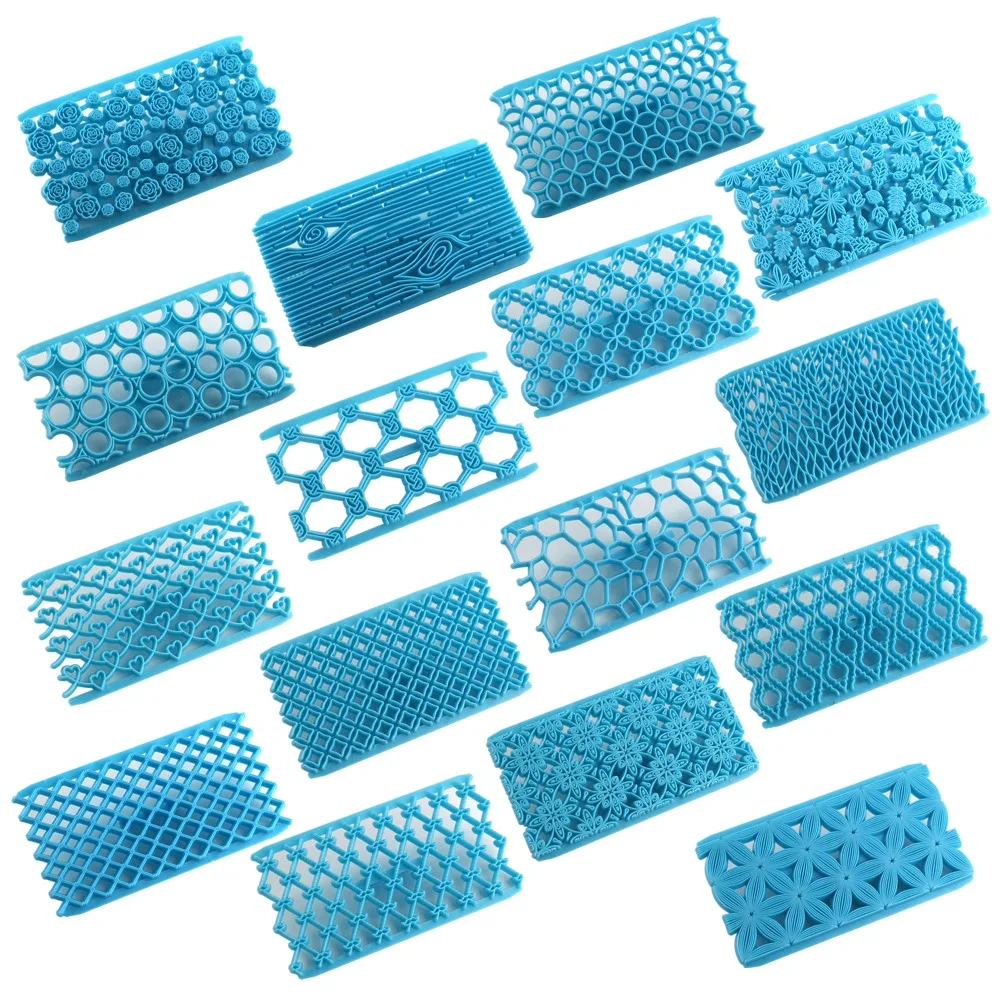 16 шт./компл. пластиковые инструменты для украшения тортов формы выпечки резак