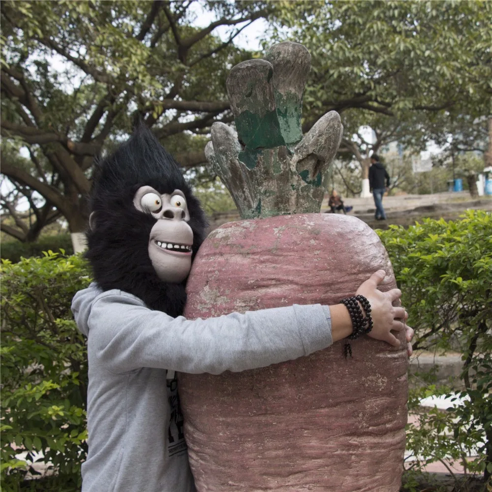 2016 г. поющий Косплей из фильма Горилла латексная маска Джонни с животными Свинка