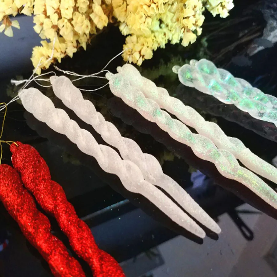 12 шт./лот подвесные украшения на рождественскую елку для дома праздничные