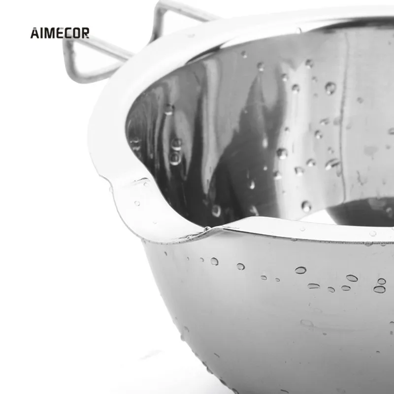Aimecor серебряный горшок для плавления шоколадного масла из нержавеющей стали|tool