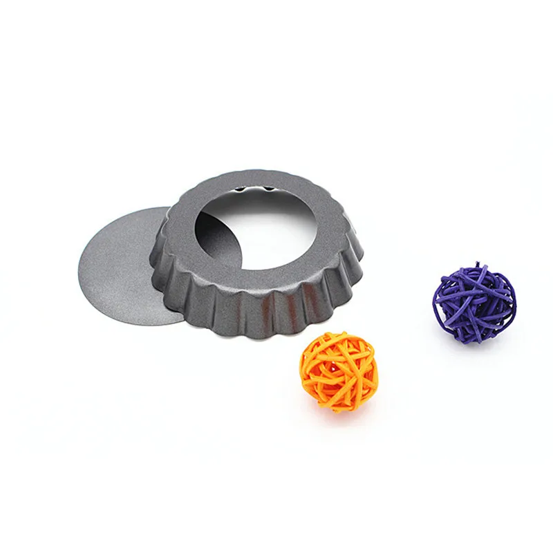 4 дюйма с антипригарным покрытием тартов Киш сковородка Съемная круглая форма