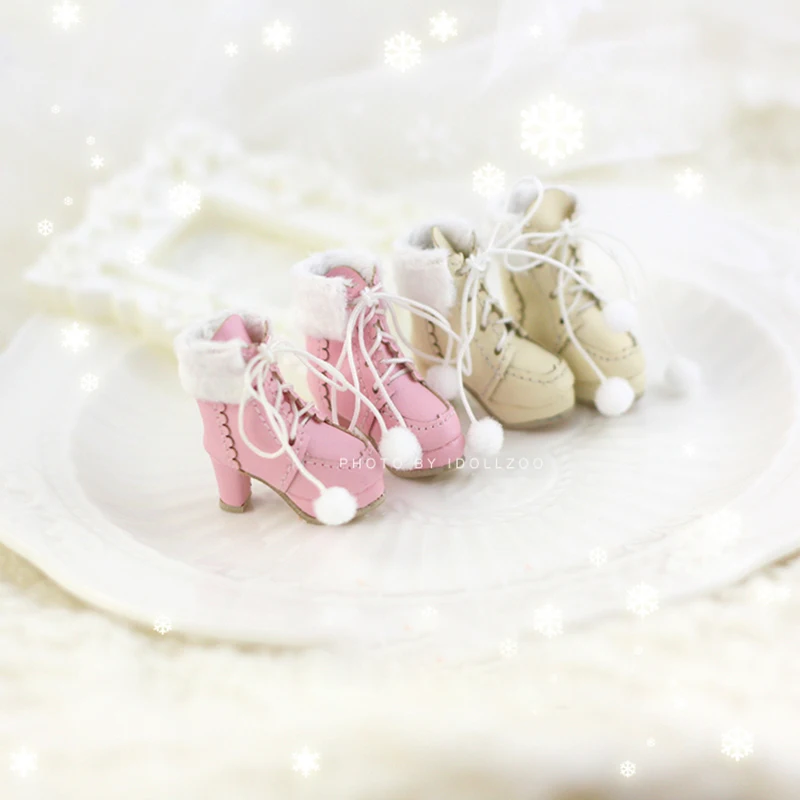 1 пара Blyth Doll зимние сапоги на высоком каблуке модная обувь для JB Momoko Azone Holala