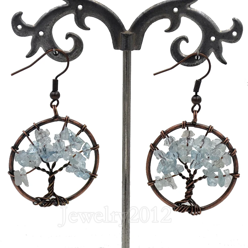 10 шт./лот натуральный драгоценный камень Древо жизни чипсы из бисера Исцеление