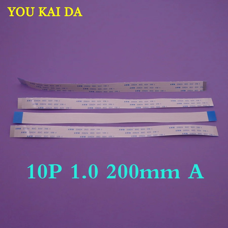 5 шт./лот Новый плоский гибкий кабель FFC FPC 10 pin шаг 1 0 мм длина Ширина 200 11 p|cable 2 pin|cable