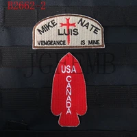 mike nate luis vengeance is mine usa canada morale tactics military embroidery patch
