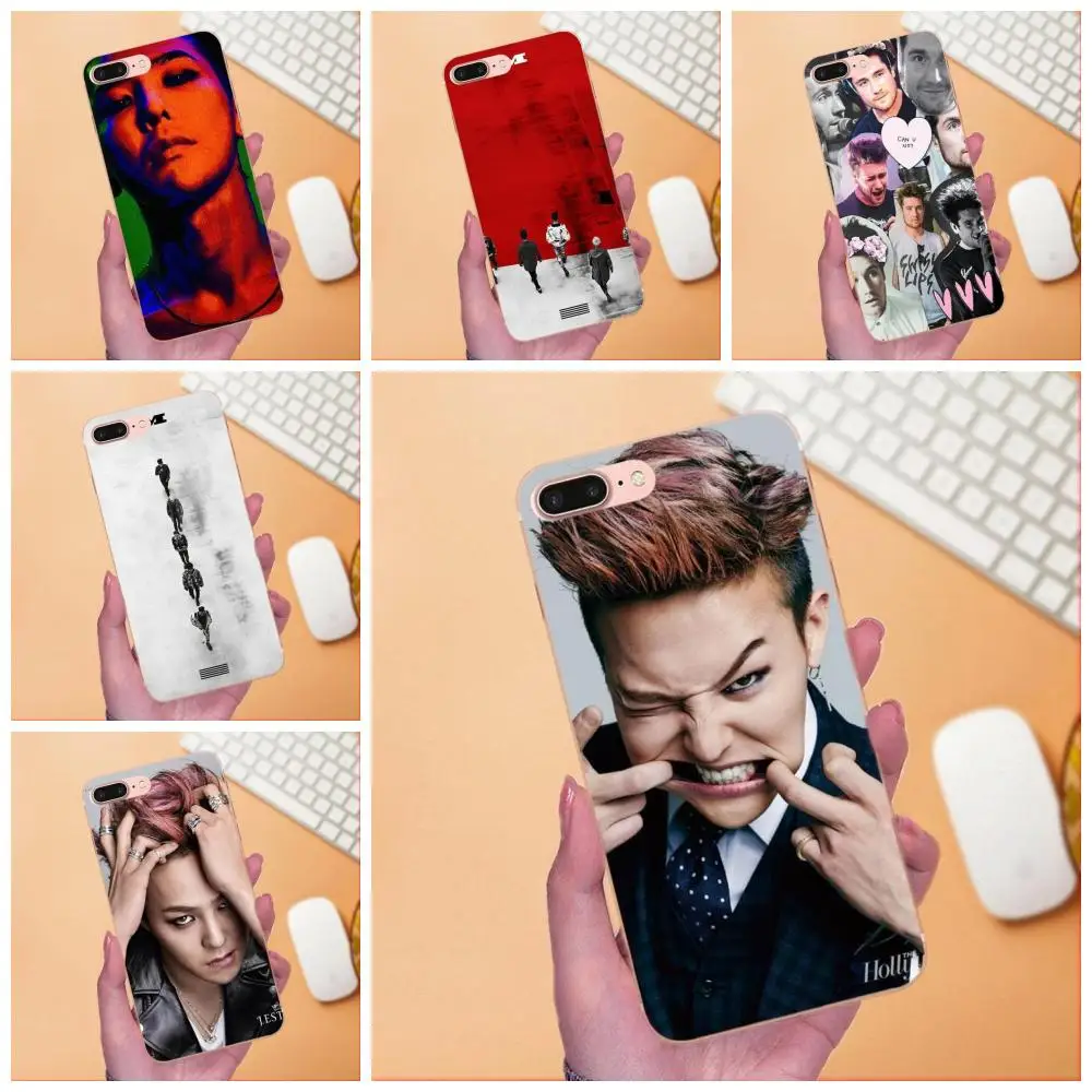 Для Galaxy Grand Alpha G850 Core2 Prime S2 I9082 A3 A5 A7 On5 On7 2015 2016 2017 мягкий силикагель G dragon Bigbang Gd Kwon Ji