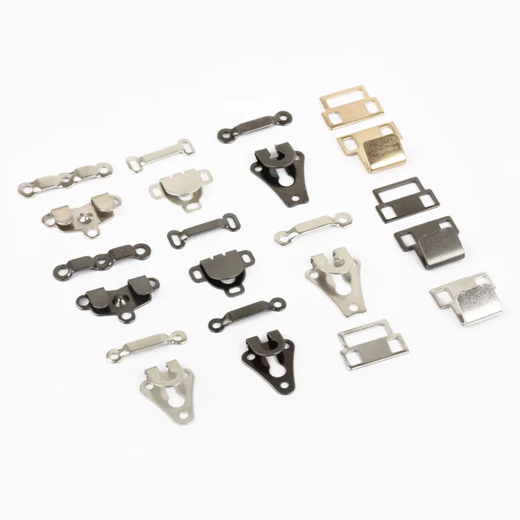100pcs Good qulaity Brass Metal Hook hanger buckle fittings Garment hook And Eye suit pants trousers skirt Sew On | Дом и сад