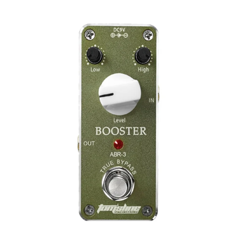 Tomsline педаль усилитель гитарный эффект бас тройной уровень Truebypass Регулировка ABR-3 |