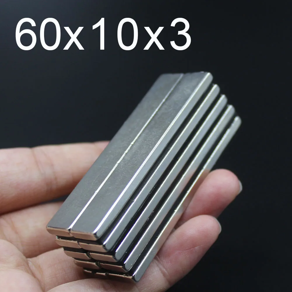 1/3/5/10 шт 60x10x3 Неодимовый Магнит 60 мм x 10 3 N35 NdFeB Круглый супер мощный сильный