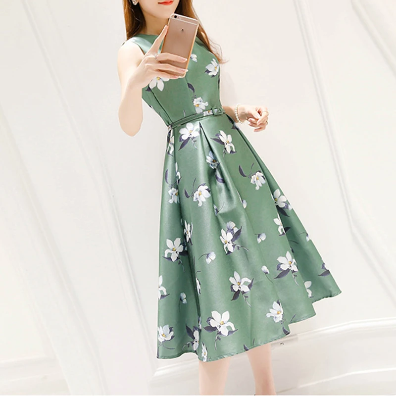Women's 2019 Summer New Fashion Korean Version Off White Printing Boho Maxi Dress Plus Size Elegant Vintage Long Dresses | Женская