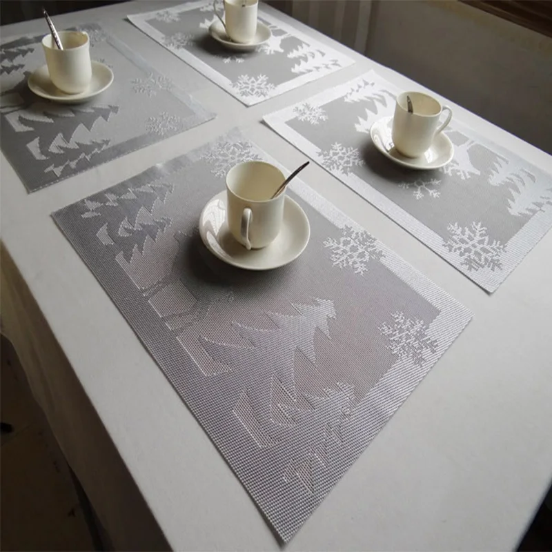 4 Шт./компл. Мультфильм Столовых Современные Салфетки ПВХ Для Столовой Поглощения