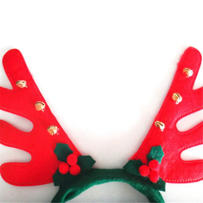 Детские Рождественские подарки пряжка крылья колокольчика повязка для волос