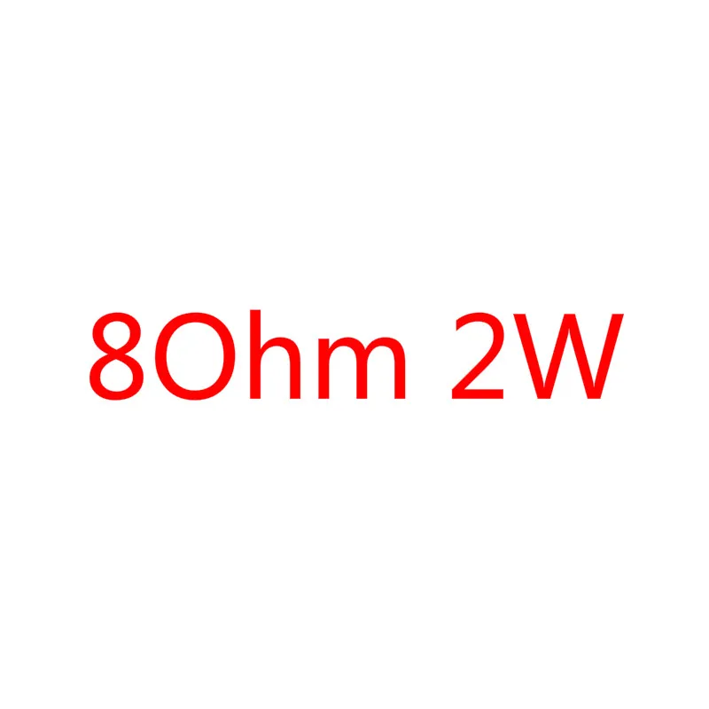 AIYIMA 2 шт. мини портативный аудио динамик s 3020 8 Ом 2 Вт полости s DIY динамик - Цвет: Черный