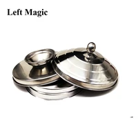 large dove pan of collector silver double layerload magic tricks appearing stage magic props illusions accessories gimmick
