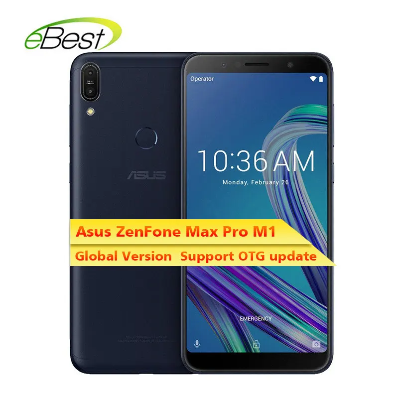 Глобальная версия Asus ZenFone Max Pro M1 ZB602KL смартфон 6 дюймов 18:9 FHD 4G LTE SnapDragon 636 сенсорный Android 5000 мАч мобильный телефон