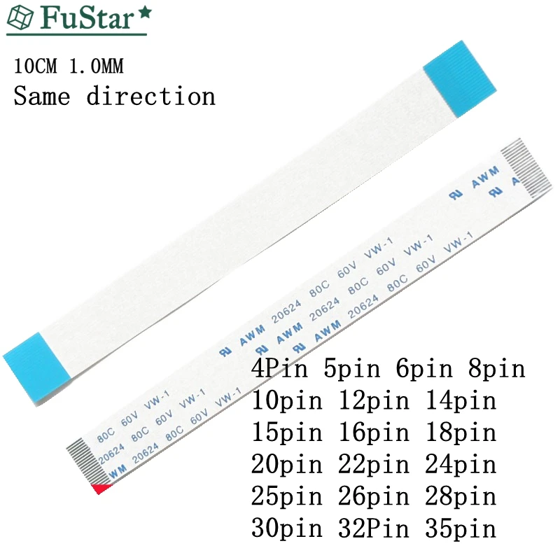 Удлинитель гибкого кабеля 10 см 1 0 мм для камеры Raspberry Pi 15Pin FFC /FPC плоский провод 3 Model