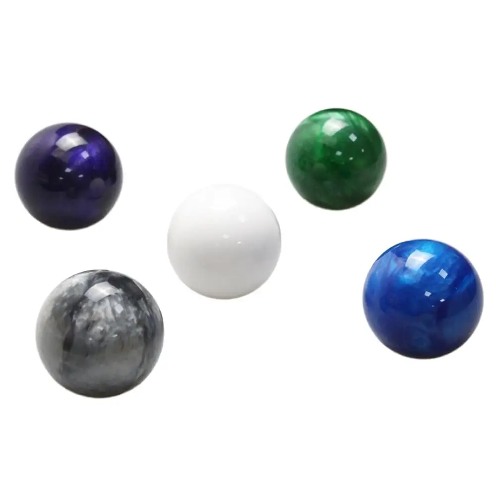 Pearl Shift Knob Gear Knob Ball Type for AT MT Shifter 3 Types Adapters Auto Styling Cool Funny Automobile Accessories