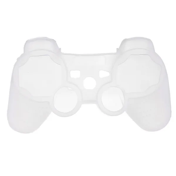 Силиконовый чехол для sony Playstation 3, защитный чехол для PS3, гелевый резиновый джойстик для PS3 - Цвет: Белый
