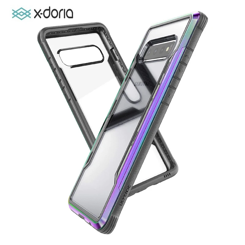 X-Doria Defense Shield Phone Case For Samsung Galaxy S10 Plus Military Grade Drop Tested Anodized Aluminum Cover S10e |