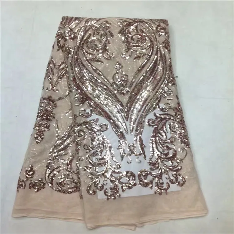 2017 последние французские нигерийские кружево с блестками ткани высокого