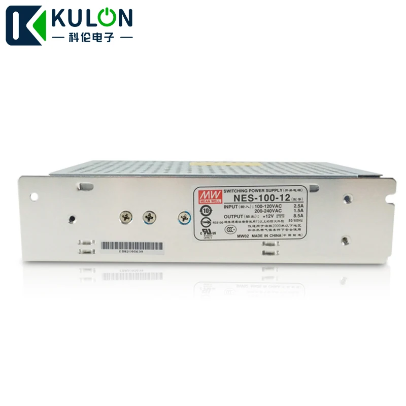 Оригинальный Meanwell NES 100 12 питания с одним выходом 100W 8.5A 12V бренд Mean well представляет